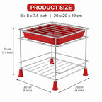 Stainless Steel Matka Stand with Removable Tray