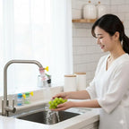 Kitchen Flexible Anti Splash Water Saving Movable Sink Faucet