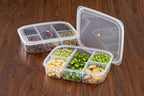 Airtight Fridge Storage Box with 5 Compartments