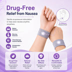 Nausea Wristband for Motion Sickness (1 pair)